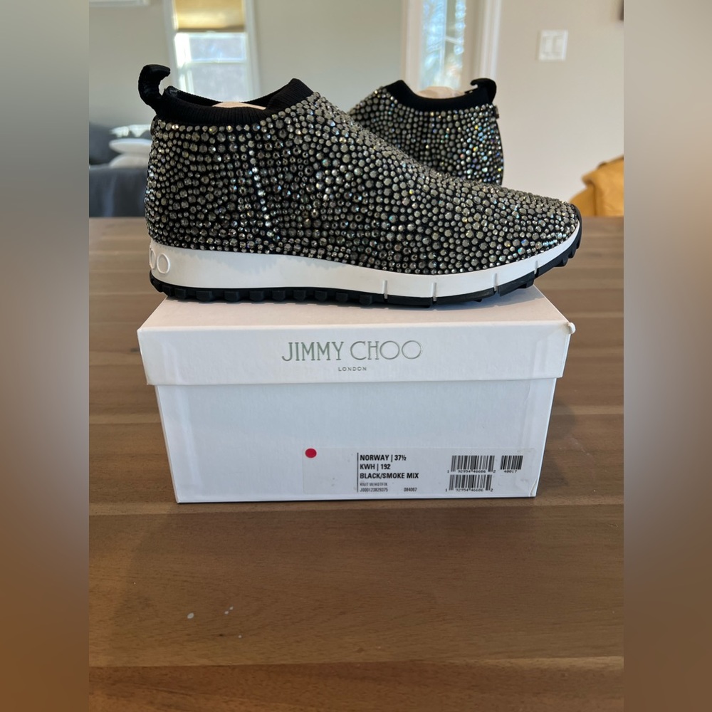 Women’s Jimmy Choo Black Norway Sneaker